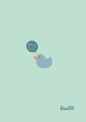 Un petit canard annonce une grande joie